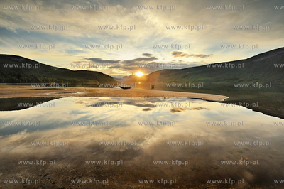 Norwegia.  okolice miejscowosci Rognan w polnocnej...