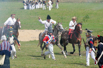 Rekonstrukcja bitwy z okresu kampanii napoleonskiej...
