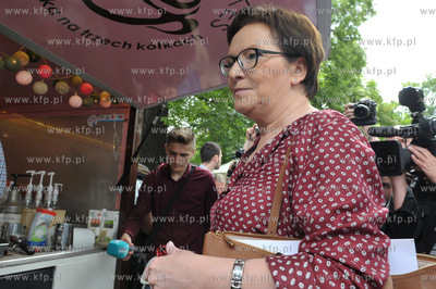 Sopot. Targ Sniadaniowy przy ul. T. Kosciuszki. Premier...