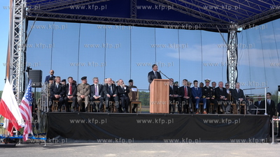 Redzikowo. Uroczyste rozpoczęcie budowy bazy pocisków...