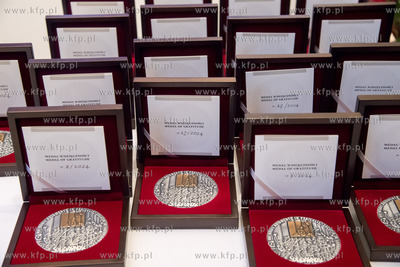 Gdańsk, Europejskie Centrum Solidarności ECS. Wręczenie...