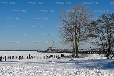 Sopot. Zimowa niedziela w Sopocie. 15.02.2026 fot....