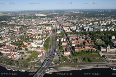 Szczecin z lotu ptaka. 13.05.2009r fot. Kacper Kowalski...