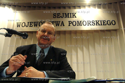 Brunon Synak - przewodniczacy Sejmiku Wojewodztwa Pomorskiego....