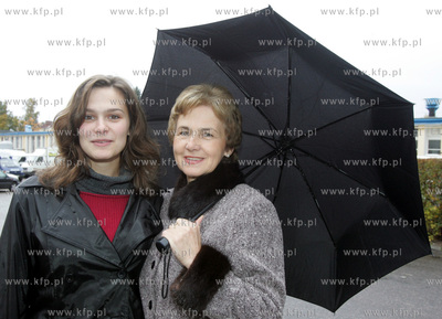 Danuta Walesa z corka Brygida. 23.10.2005 fot. Wojtek...