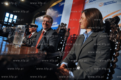 Gdansk, Ratusz Staromiejski. Spotkanie Marszalka Sejmu...