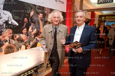 Pierwszy oficjalny polski pokaz filmu Andrzeja Wajdy...