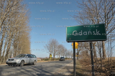 Wjazd do Gdanska od strony Zukowa na ul. Kartuskiej....