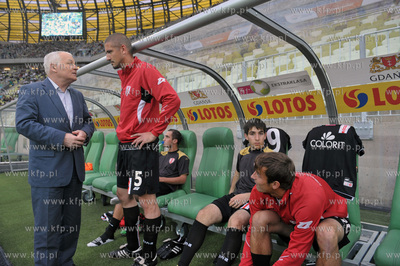 PGE Arena - mecz pilkarski pomiedzy Lechia Gdansk a...