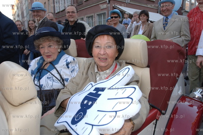 VI Festiwal Dobrego Humoru w Gdansku. Nz. Hanna Bielicka...