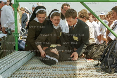Papież Jan Paweł II w Pelplinie. Msza święta. 6.06.1999...
