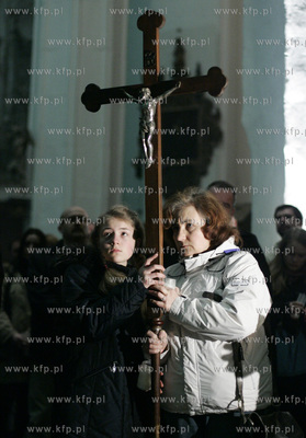 Gdansk. Kosciol Mariacki. II Rocznica smierci Jana...
