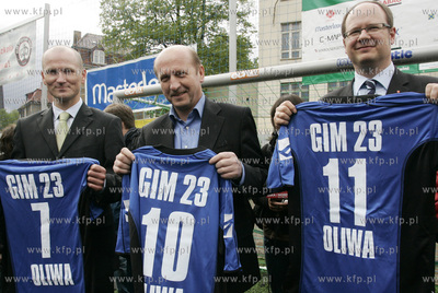 Gdansk. Gimnazjum nr 23 w Oliwie. Uroczyste otwarcie...