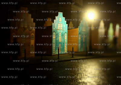 Gdansk. Nz. sklepiki kiermaszu swiatecznego na Targu...