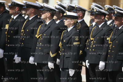 Gdynia Oksywie. Port Wojenny. Admiral floty Tomasz...