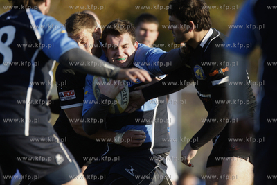 Sopot. Ekstraliga rugby. Ogniwo Sopot - Arka Gdynia.
30.10.2010
fot....