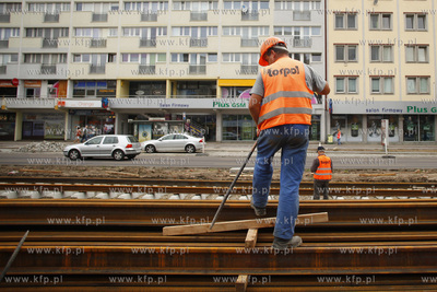 Gdansk Wrzeszcz. Remont torowiska na ul Grunwaldzkiej.
28.07.2011
fot....