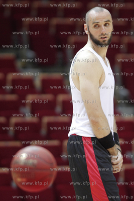Sopot. Ergo Arena. Trening koszykarskiej druzyny narodowej...