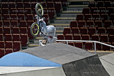 Ergo Arena prawie gotowa na zawody sportow ekstremalnych...