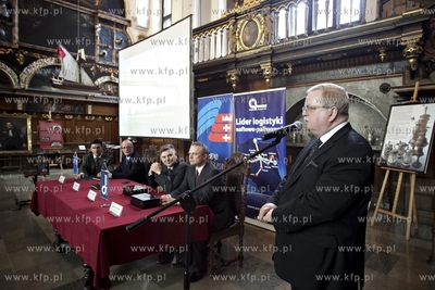 Gdansk. Dwor Artusa. Podpisanie umowy miedzy Zarzadem...