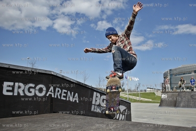 Sopot / Gdansk. Nowo otwarty skatepark przy hali Ergo...
