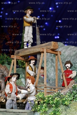 Kosciol sw. Trojcy w Gdansku. Ruchoma szopka. 27.12.2014...