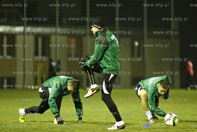 Boisko treningowe przy ul. Traugutta w Gdańsku. Trening...