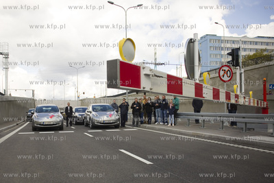 Otwarcie tunelu pod Martwą Wisłą w Gdańsku.
24.04.2016
fot....