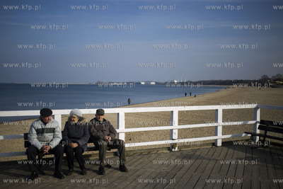 Molo w Gdańsku Brzeźnie.
14.03.2017
fot. Krzysztof...