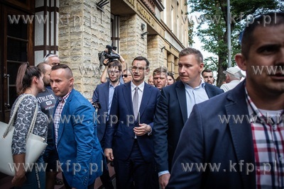 Prezes Rady Ministrów Mateusz Morawiecki spotkał...