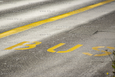 Wrzeszcz. Buspas na al. Grunwaldzkiej między ul. Abrahama...