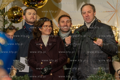 Ceremonia otwarcia Gdańskiego Jarmarku Bożonarodzeniowego....