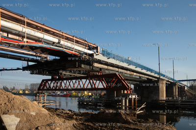 Remont Mostu Siennickiego. 19.03.2026 fot. Paweł Marcinko...