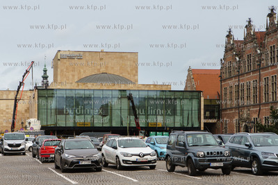 Gdańsk. Remont Teatru Wybrzeże. 10.02.2022 / fot....