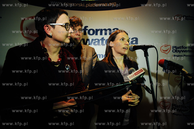 Sopot. Klub Atelier. Regionalny pomorski wieczor wyborczy...