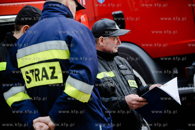 Gdansk. Komenda Wojewodzkiej PSP w Gdansku. Przekazanie...