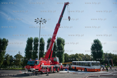 Gdansk. Teren bazy autobusowej ZKM przy ul. Hallera....