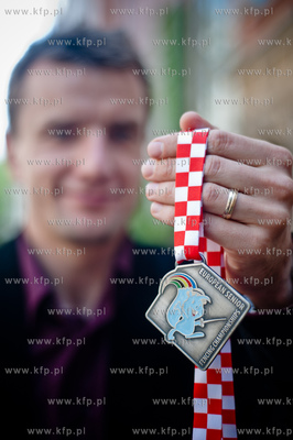 Gdansk. Florecista Radoslaw Glonek, zdobywca srebrnego...