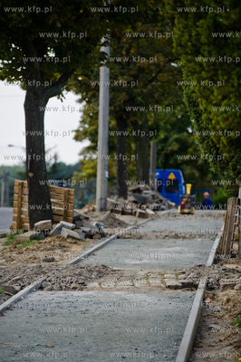 Gdansk. Remont chodnika przy ulicy Ludwika Beethowena.
02.10.2014
fot....