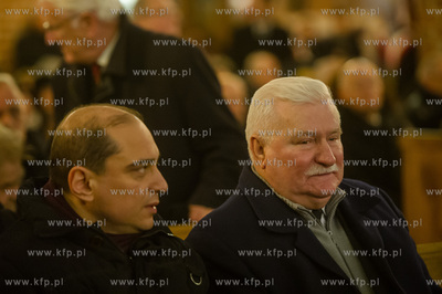 Gdansk. Kosciol sw. Brygidy. Obchody 45. rocznicy Grudnia...