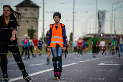 Gdansk. Droga Zielona. Night Skating Trojmiasto 2016...