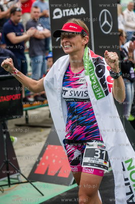 Zawody Herbalife Ironman 70.3 Gdynia 2016.
Nz zwyciezczyni...