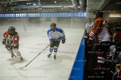 Gdańsk. Oliwa. Mała tafla Hali Olivia. Mecz inaugurujacy...
