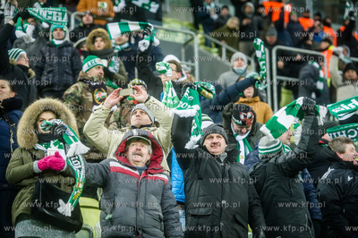 Stadion Energa Gdańsk.  Mecz XXI Kolejki Lotto Ekstraklasy...