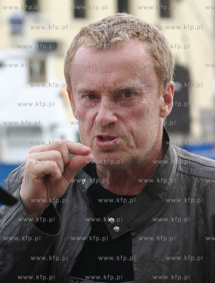 Daniel Olbrychski przebywajacy w Gdyni w zwiazku z...