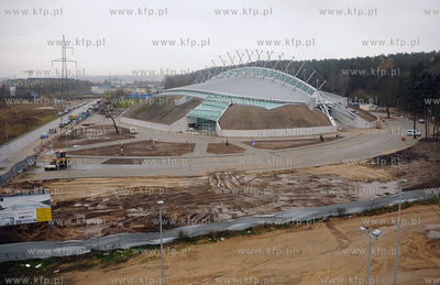 Trwaja prace wykonczeniowe Hali Sportowo - Widowiskowej...