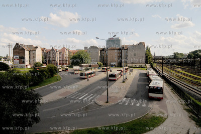 Petla autobusowana na ul. Jana z Kolna w Gdansku. 04.08.2012...