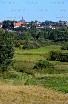Zukowo. Panorama od strony drogi Otomino-Zukowo. 29.08.2012...