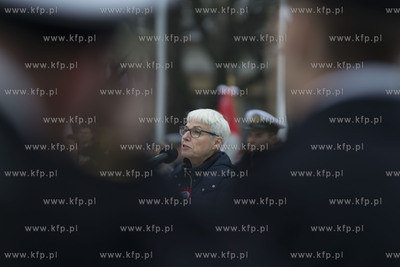 100. Gdyńskie urodziny niepodległej. Nz. Joanna Zielińska.
11.11.2018...