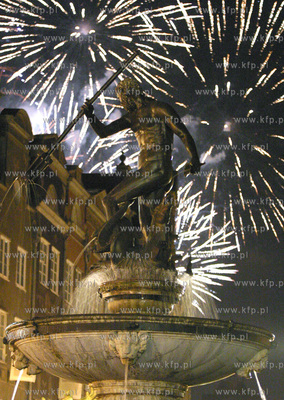 Gdansk, uroczystosci z okazji wstapienia Polski w struktury...